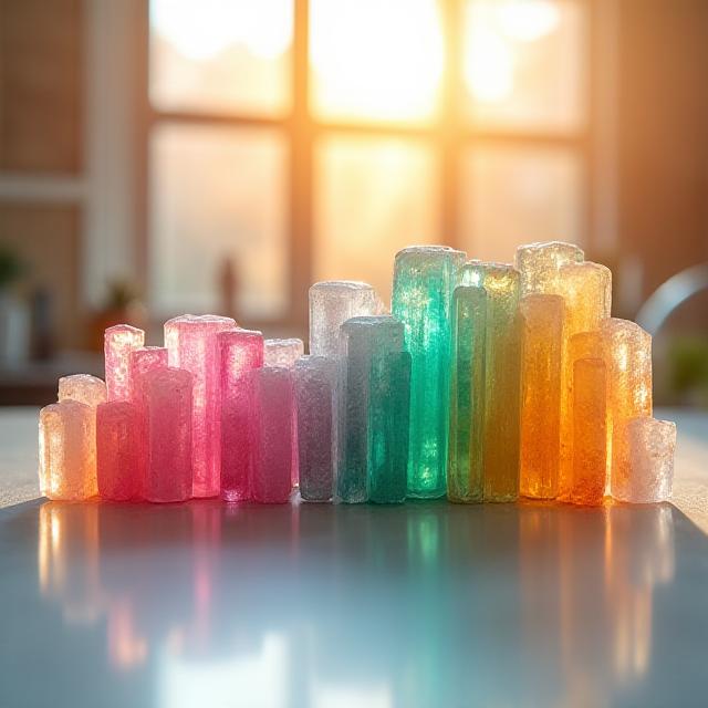 A collection of freshly unboxed, museum-quality tourmaline crystals